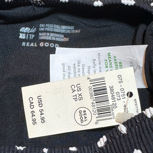 Aerie Pique Scoop Cut Out 1 pc Swimsuit - Picture 9 of 11